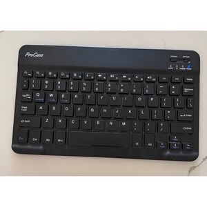 ProCase Wireless Bluetooth Keyboard Ultra Slim Portable Rechargeable Universal